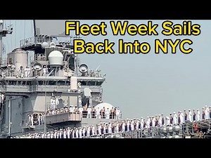Touring the US Coast Guard Fast Response Cutter during Fleet Week in NYC 🗽