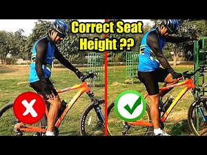 Seat Height Adjustment | How to Set Correct Saddle Height of Any Cycle | Cycle Tips and Tricks