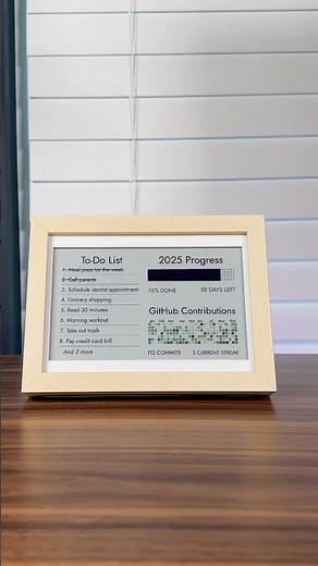 DIY E-Ink Productivity Dashboard #raspberrypi #epaper #diyelectronics #opensource