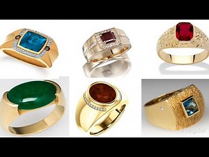 40 + gold stone ring for men | top best unique rings | Glamour and emerald combined !