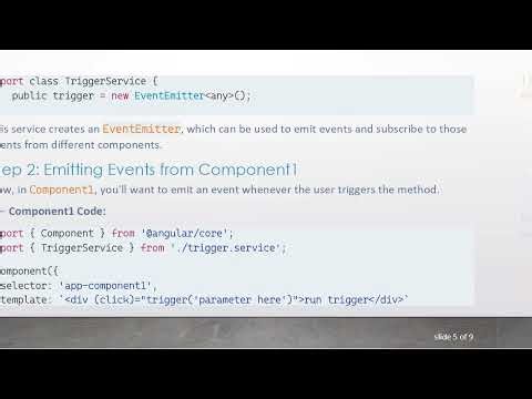 How to Trigger Methods Across Unrelated Components in Angular