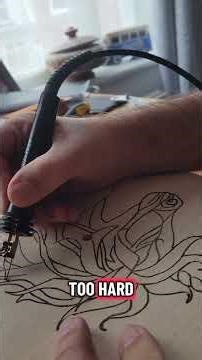 another long one #pyrography #woodburning