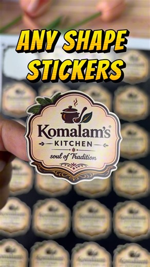 Shape Cut Stickers! To order Whatsapp 8248915905