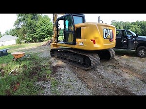 I'm Back!! Cat 313 getting put through the paces