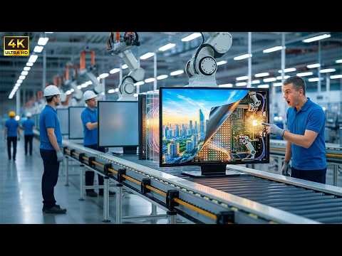 Inside a Smart LED TV Factory: The Incredible Manufacturing Process (Full Process)