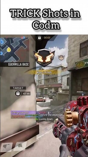 TRICK Shots In Codm #codm #callofduty #cod #codmobile