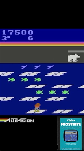 Do you remember this game? Frostbite Atari (1983) #frostbite #atari #retrogaming #arcade #atari2600