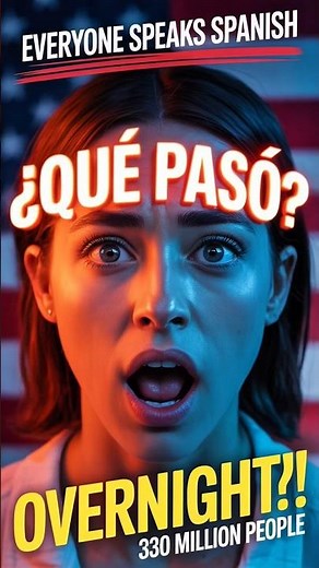 What If America Woke Up Speaking ONLY Spanish Tomorrow? 🇺🇸😳 #viralshorts #usa