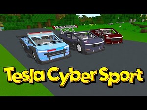 🚀 Explore Minecraft in Style with the Tesla Cyber Truck Mod! ⚡