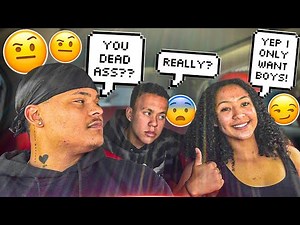 Little Sister PRANKS OLDER BROTHER W/ Q&A'S Saying "BOYS!"