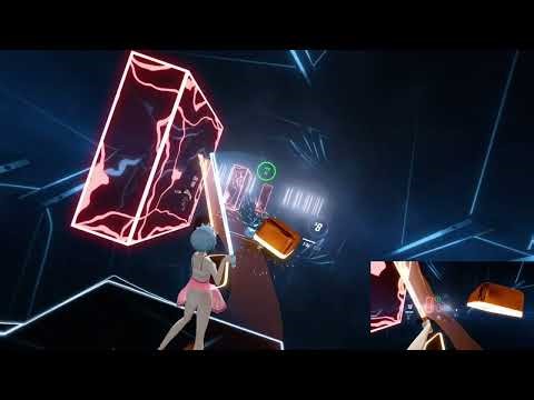 Beat Saber Left Right EX+ Third Person Perspective