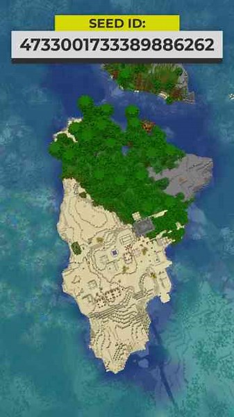 Jungle Temple Island Village Seed – Minecraft Java Edition 1.20.6