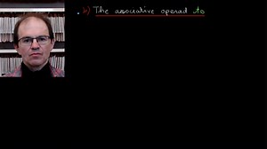 An introduction to operads in algebraic topology - Lecture 1-4-2-b "The associative operad"