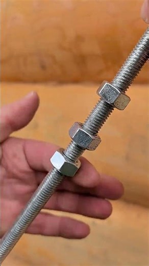 Connect Threaded Rod Without Welding | Genius One Minute Hack😱🌟 #lifehacks #toolhacks #youtubeshorts