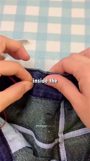 👖 Fix Loose Pants Waist at Home Using Old Bra Straps!