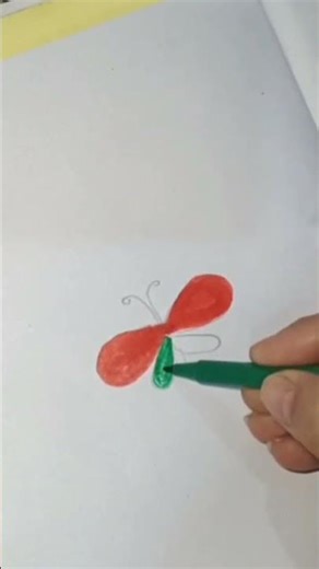 how to draw a little easy butterfly
