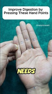 Improve Digestion by Pressing These Hand Points