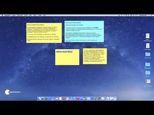 Mac OS X - Create sticky notes on the Mac desktop