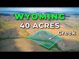 40 Acres of Wyoming Land for Sale with Creek • LANDIO