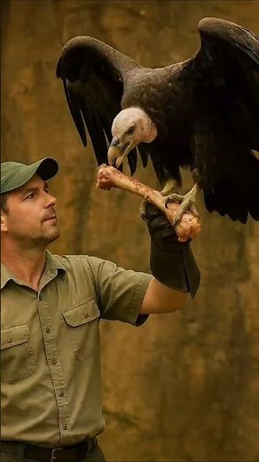 Ever Seen a Vulture Eat This Whole Bone Moment Is Insane