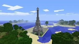 Huge Eiffel Tower Minecraft Map