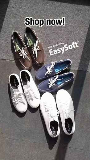 Step into summer in style 🌞 — go sleek with KYOTO M & NARA L for that everyday edge 👟 or stay chill with MALIBU for sun-kissed vibes 🌴. Both built for comfort, made to last, and season-proof with water-resistant design 💦. EasySoft’s got you covered, rain or shine. #EasySoft | EasySoft