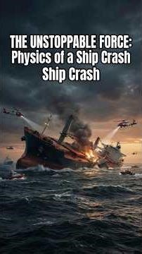 What Happens When Two Cargo Ships Collide #shorts #ocean