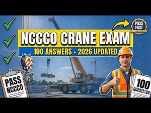 NCCCO Mobile Crane Exam Questions With 100 Answers 2026 🚧📚 Pass the NCCCO Test on Your First Try!