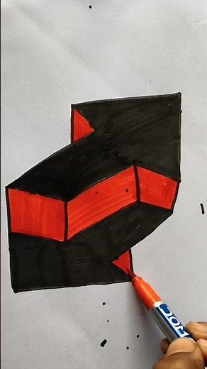 Easy 3d optical illusions 🤩 #shorts #3d #illusion