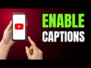 How to Turn On YouTube Captions NOW!