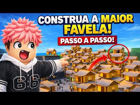 🔥EU CONSTRUÍ A MAIOR FAVELA DO BROOKHAVEN (PASSO A PASSO) 😱