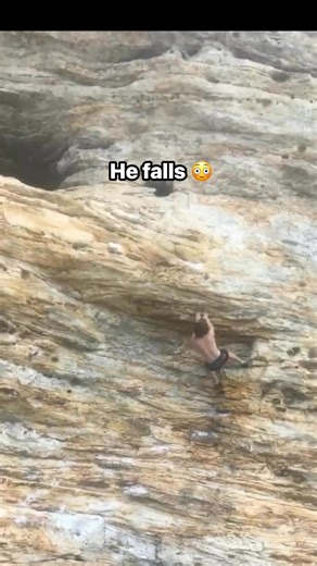 Crazy climber #cliffjumping #freesolo | Dmteezy Connected Page