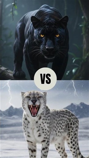 Black Panther vs White Animals(Lion, Tiger, Wolf)