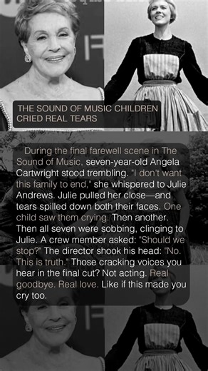 THE SOUND OF MUSIC CHILDREN CRIED REAL TEARS 😢🎬