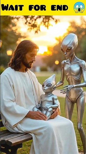 Jesus Meets Aliens?! The Truth They Don’t Want You To See 👽✨ #MindBlown #jesus #shorts #viral