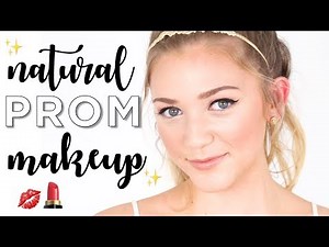 natural prom makeup tutorial