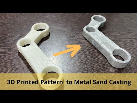 3D Printing for METAL SAND CASTING - Practical DEMO