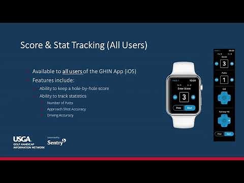 GHIN Apple Watch App Overview