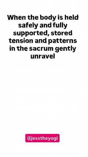 Watch as the sacrum—the foundation of the spine and a deep center of...