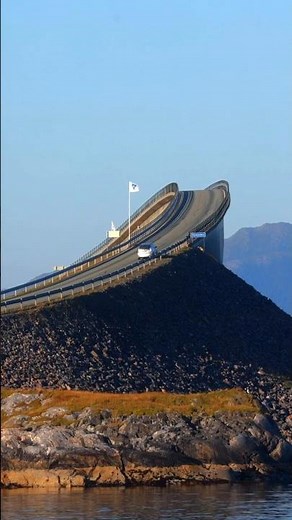 Norway Road on the Sea 🌊🇳🇴 | Most Beautiful Ocean Drive in the World
