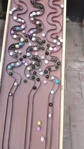 Perfect Marble Movement on a Beautiful Track Setup#MarbleRun #Smooth #Satisfying #Relaxing