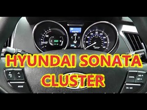 How to Replace Cluster Speedometer 2011 Hyundai Sonata 2012 2013 2014