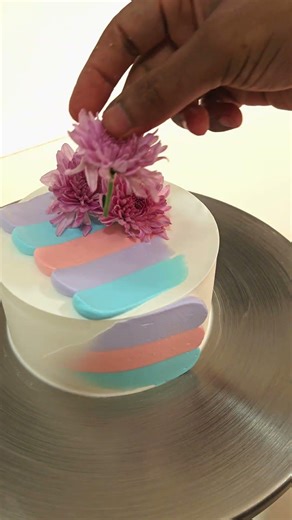 mini rainbow cake decorating ideas #minicake #cakedesign #shortsfeed #shotrs #viral #cake