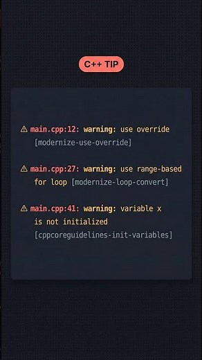 C++ tip: Let clang-tidy catch style and safety issues