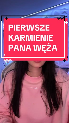 Pierwsze karmienie pana węża