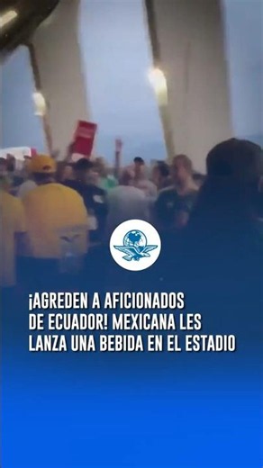 Viralizan agresión de aficionada mexicana tras el partido México vs Ecuador #shorts