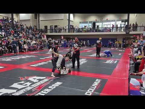 Female Blue Belt Locks Up The Mounted Triangle Choke At Naga