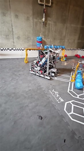 top middle goal scoring, push back #pushback #scoring #robotics #vex