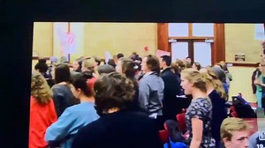 JUST LOOK AT THESE ZOMBIE COLLEGE STUDENTS CHANTING IN UNISON TO SILENCE A VISITING LECTURER! THE LEFTISTS HAVE CONVINCE A GENERATION OF AMERICANS THAT EDUCATION MUST BE CENSORED. 🤬ONLY ONE VIEW IS TOLERABLE. ALL-OTHERS MUST BE SILENCED, VIOLENTLY IF NECESSARY! CHARLES MURRAY WROTE A BOOK, THE BELL CURVE where IQ differences were proven by academic standards. While everyone agrees that physical attributes like height, strength, eye color, and all physical attributes are related to genetic diffe