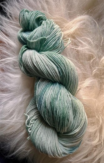 Plant Dyed Yarn - Spring Sky - Sock Weight - Etsy